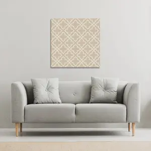 Cross Ornament Pattern (Canvas Print) / 61 x 61 x 4cm