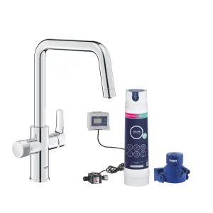 Grohe Blue Pure Start Chrome effect Water filter mono mixer tap With magnesium & zinc filter