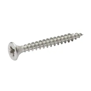 Diall Pozidriv Stainless steel Screw (Dia)4.5mm (L)40mm, Pack of 20