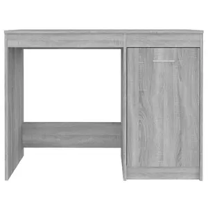 Berkfield Desk Grey Sonoma 100x50x76 cm Engineered Wood