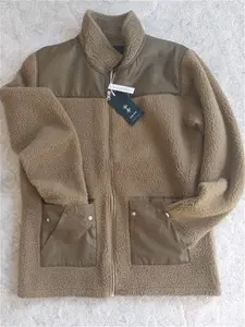 Fleece Jacket By Sustainable Apparel Nerve Dark Olive. Size M. New With Tags