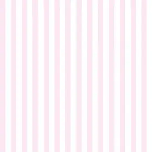 Classic Stripe Wallpaper In Pastel Pink