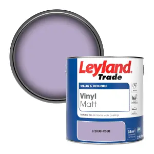 Leyland Trade Vinyl Matt Walls & Ceilings Emulsion Paint (S 2030-R50B) 2.5L