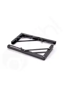 Dihl 16 inch Black Folding Shelf Bracket - Pair