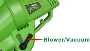 Mylek Leaf Blower And Vacuum, 3000W Garden Shredder Mulcher And Rake With 6 Variable Speeds And Two Collection Bags