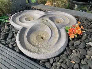 Dropa Stone Contemporary Solar Water Feature