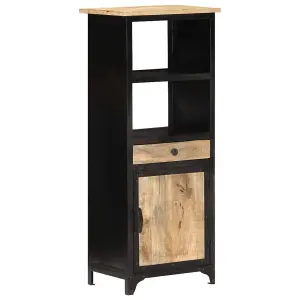 Berkfield Highboard 45x32x110 cm Solid Mango Wood