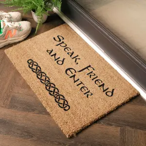 Speak Friend and Enter Doormat (60 x 40cm)