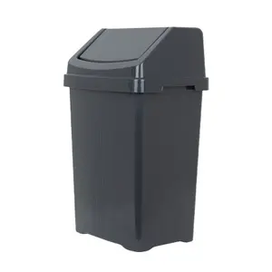 Wham Casa 1x 50L Swing Bin Midnight