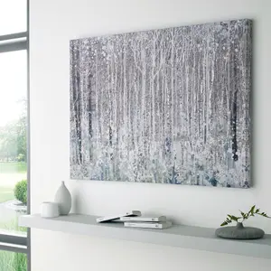 Watercolour Woods Printed Canvas Wall Art