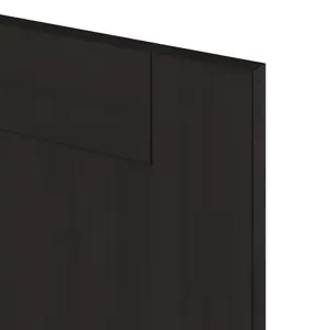 GoodHome Verbena Matt charcoal Shaker Drawer front, bridging door & bi fold door 800mm