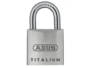 ABUS Mechanical 64TI/20mm TITALIUM™ Padlock Keyed Alike KA6205