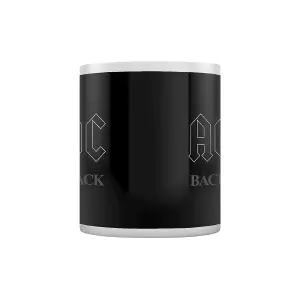 AC/DC Back In Black Mug White/Black (One Size)