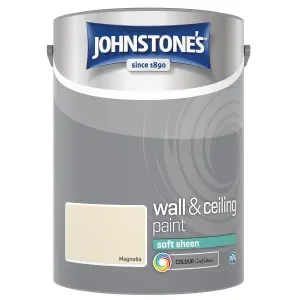 Johnstone's Wall & Ceiling Magnolia Soft Sheen Paint - 5L