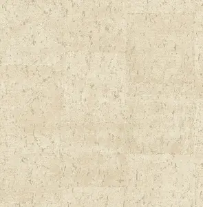 Fine Decor FD24947 Large Cork Wallpaper, Cream