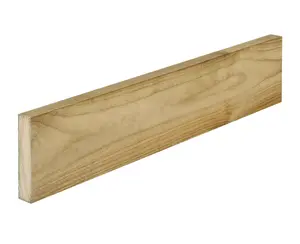 Rough Sawn Treated Whitewood Stick timber (L)1.8m (W)75mm (T)22mm, Pack of 8