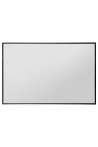 MirrorOutlet Artus - Black Aluminium Edged Wall Mirror 35" X 24" (90CM X 60CM)