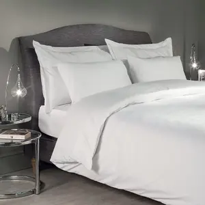 MEDITERRANEAN LINENS St Tropez 100% Egyptian Cotton 300 Thread Count Single Duvet Cover Set