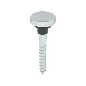 TIMCO Mirror Screws Flat Head Chrome - 8 x 1 1/4