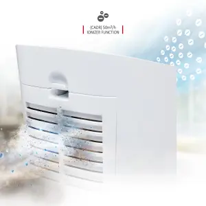 NETTA Air Purifier With True HEPA, Active Carbon Filters and Ionizer