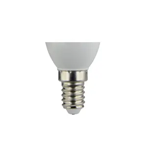 Diall E14 4.2W 470lm Frosted Candle Warm white LED Light bulb, Pack of 6