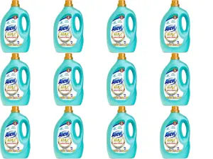 Asevi Max sanitiser hypoallergenic Laundry Detergent Washing 50 Washes 2.5L (Pack of 12)