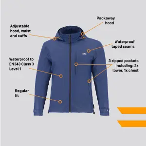 Site Donohue Navy Waterproof jacket Medium