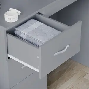 Castleford Dressing Table Zipcode Design Colour: Grey