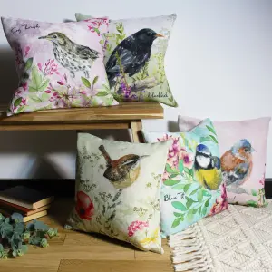 Evans Lichfield Song Thrush Polyester Filled Cushion