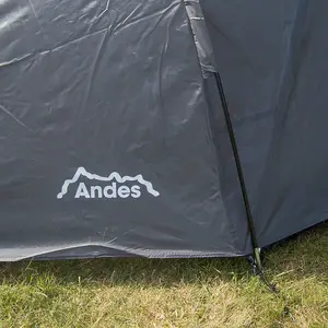 Andes 4 Person Easy Pitch Tent - GREY