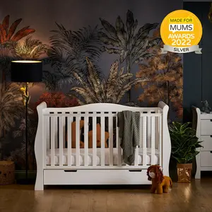 Stamford Luxe Cot Bed White