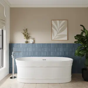 Oval Freestanding Bath from Balterley - Layered Rim Design - 1700mm x 780mm