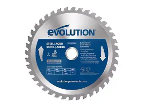 Evolution Mild Steel Cutting Mitre Saw Blade 185 x 20mm x 40T