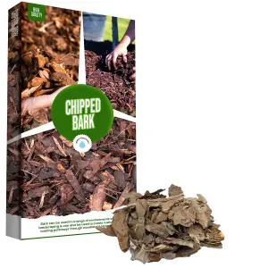 2 Bags (120 Litres) 60L Decorative Wood Chipped Bark For Paths, Driveways, Gardens & Landscapes