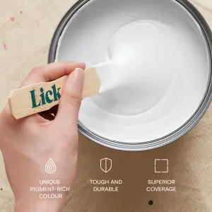 Lick White 01 Matt Emulsion paint, 2.5L