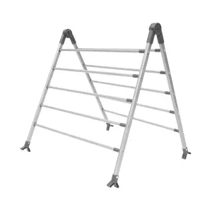 BLACK+DECKER Extended Over Bath Airer, Grey