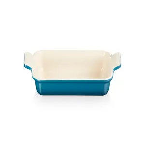 Le Creuset Stoneware Heritage Rectangular Dish Deep Teal / 19cm