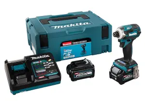 Makita TD001GD201 XGT 40Vmax BL Impact Wrench 40V 2 x 2.5Ah Li-ion