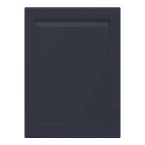 GoodHome Garcinia Integrated handle Matt navy blue Shaker Tall appliance Cabinet door (W)600mm (H)806mm (T)20mm