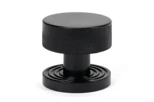 From The Anvil Black Brompton Mortice/Rim Knob Set (Beehive)