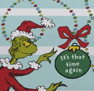 The Grinch It's That Time Again Duvet Cover Set Reversible Kids Christmas Bedding Single