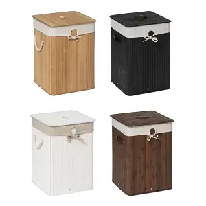 Maison by Premier Kankyo Dark Brown Square Laundry Hamper