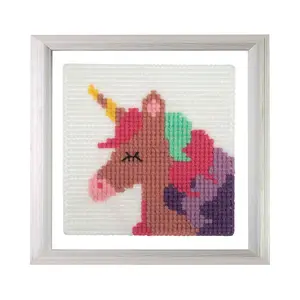 Counted Cross Stitch Kit: My First: Unicorn and Cloud