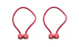 Pair of Magnetic Geometric Curtain Tiebacks