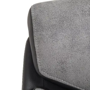 Beliani Industrial Office Chair Grey FORMULA