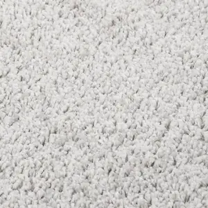 Shaggy Rug Light Grey 80x150 cm Anti Slip