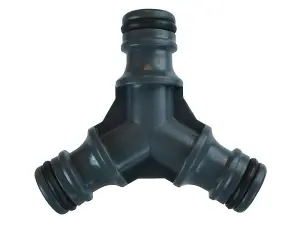 Faithfull YM5803 Plastic Y-Hose Connector FAIHOSEPLYC