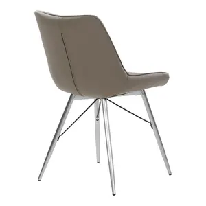 Lenore Upholstered Dining Chair Grey / 1