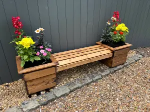 Charles Taylor Knights Double Planter Bench