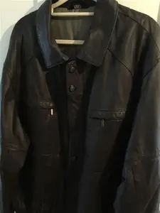 Premier Man Genuine Real Leather Vintage Jacket Dark Brown